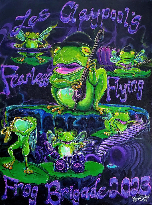 Les Claypool's Fearless Flying Frog Brigade 2023 Print